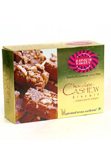 Picture of Karachi Bakery Choco Cashew Biscuits 400 Grams