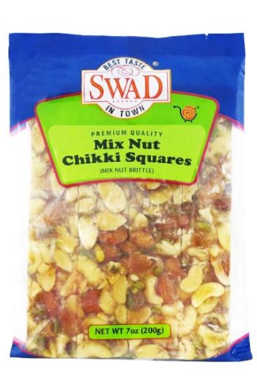 Picture of Swad Mix Nut Chikki Square 200 Grams
