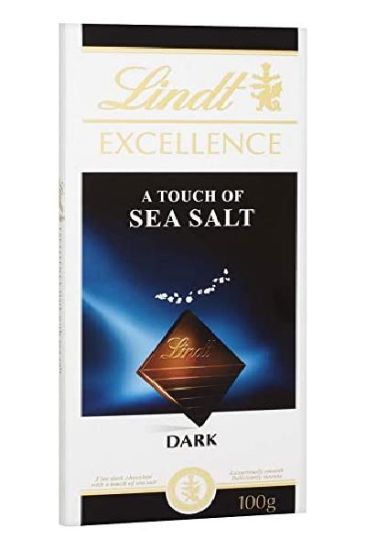 Picture of Lindt A Touch Of Sea Salt Dark Chocolate 100 Grams