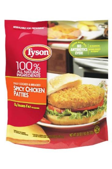 Picture of Tyson Spicy Chicken Patties 26 Oz
