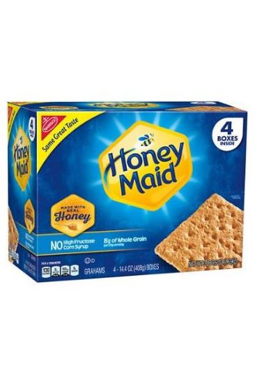 Picture of Nabisco Honey Maid Whole Grain Graham Crackers 14.4 Oz