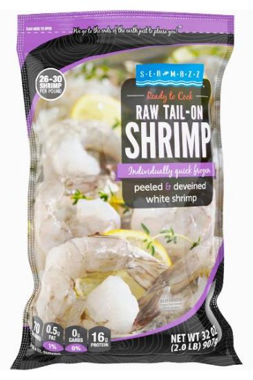 Picture of Seamazz 26-30 Raw Tail Off Shrimp 2 Lbs