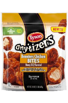 Picture of Tyson Any/'Tizers Boneless Chicken Bites Honey Bbq Flavor 24 Oz