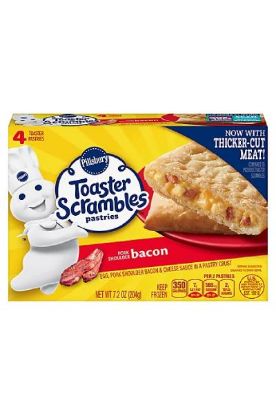 Picture of Pillsbury Toaster Scrambles Pastries With Egg Bacon & Cheese 7.20 Oz