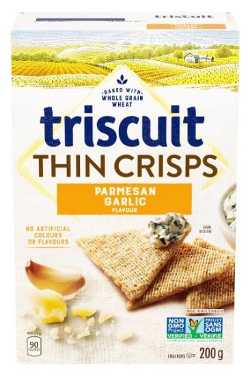 Picture of Triscuit Thin Crisps Parmesan Garlic Flavor 200 Grams