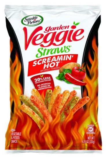Picture of Sensible Portions Garden Veggie Straws Screamin Hot Flavor 120 Grams
