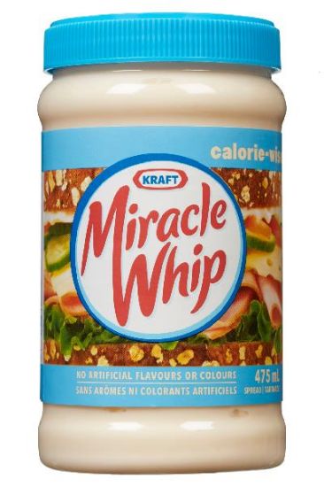 Picture of Kraft Miracle Whip Calorie Wise Spread 475 Ml
