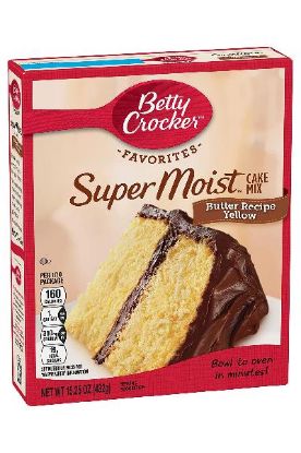 Picture of Betty Crocker Super Moist Golden Vanilla Cake Mix 432 Grams