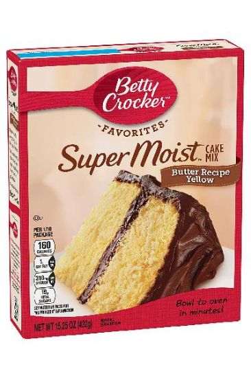Picture of Betty Crocker Super Moist Golden Vanilla Cake Mix 432 Grams