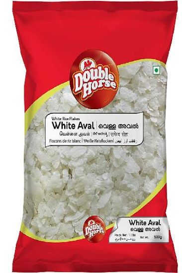 Picture of Double Horse White Aval (Rice Flakes) 500 Grams