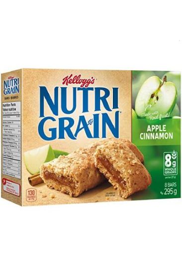Picture of Kellogg/'s Nutri Grain Apple Cinnamon 295 Grams
