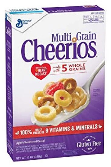 Picture of General Mills Multigrain Cheerios Cereal 342 Grams