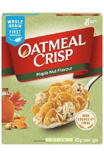 Picture of General Mills Oatmeal Crisp Maple Nut Flavor Cereal 423 Grams