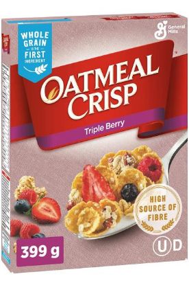Picture of General Mills Oatmeal Crisp Triple Berry Cereal 399 Grams