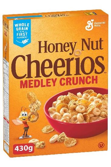 Picture of General Mills Honey Nut Cheerios Cereal 430 Grams