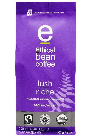 Picture of Ethical Bean Lush Medium Dark Roast Coffee Pods 132 Grams