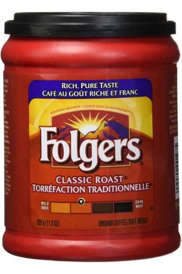 Picture of Folgers Classic Roast Ground Coffee 320 Grams