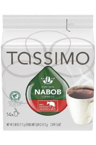 Picture of Tassimo Nabob Coffee Columbian 100% 110 Grams