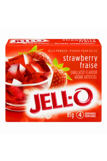 Picture of Jell - O Strawberry Jelly Powder 85 Grams