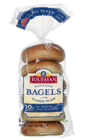 Picture of Toufayan Bagels Plain 20 Oz