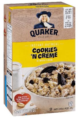 Picture of Quaker Instant Oatmeal Cookies & Creme 304 Grams