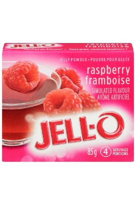 Picture of Jell - O Raspberry Jelly Powder 85 Grams