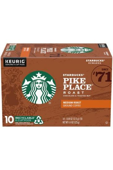 Picture of Starbucks K-Cup Pike Place 4.2oz 10 Ct