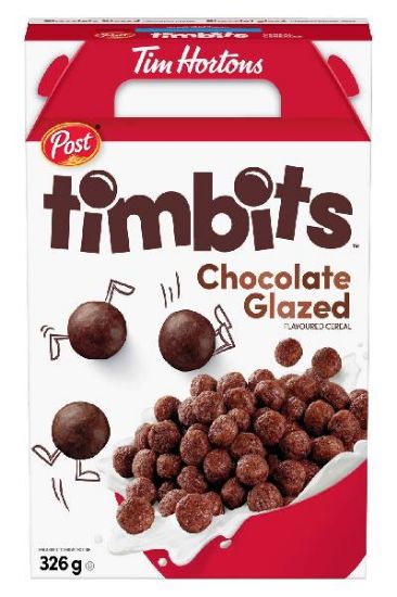 Picture of Post Tim Hortons Timbits Chocolate Glazed Flavors Cereal 326 Grams