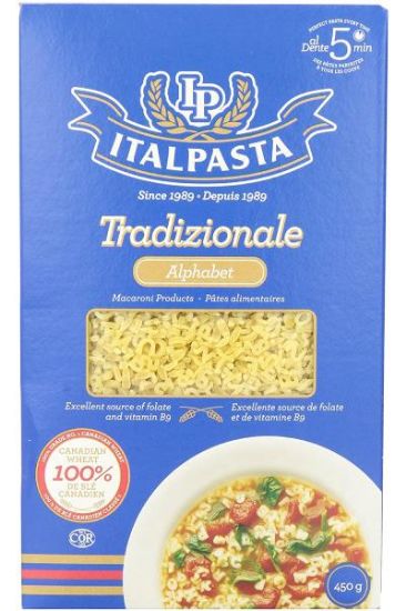 Picture of Italpasta Tradizionale Alphabet Pasta 450 Grams