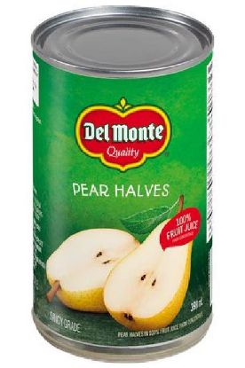 Picture of Del Monte Pear Halves 100% Fruit Juice 398 Ml