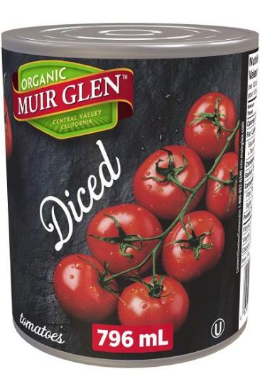 Picture of Muir Glen Organic Diced Tomatoes 796 Ml