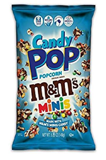 Picture of Snack Pop Candy Pop Popcorn M&M Minis 6 Oz