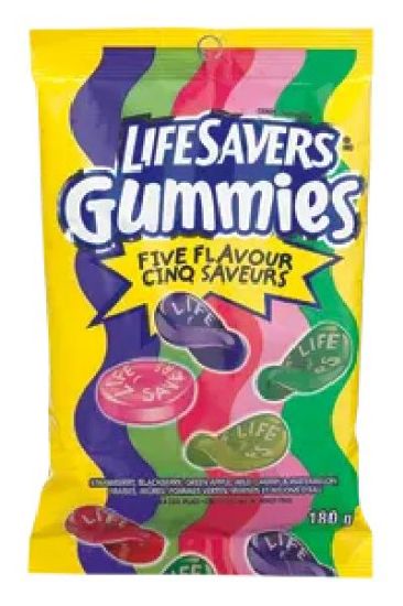 Picture of Lifesavers 5 Flavor Gummies 180 Grams