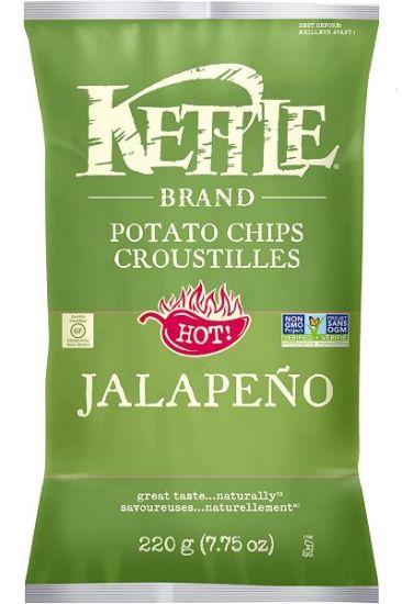 Picture of Kettle Jalapeno Potato Chips 220 Grams
