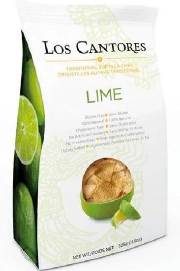 Picture of Los Cantores Lime Tortilla Chips 325 Grams