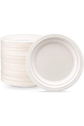 Picture of Table Accents Compostable Paper Plates 7 Inch