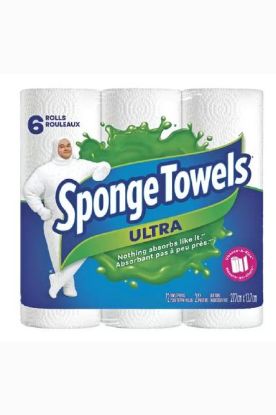 Picture of Sponge Ultra Strong Paper Towels 6 Ct