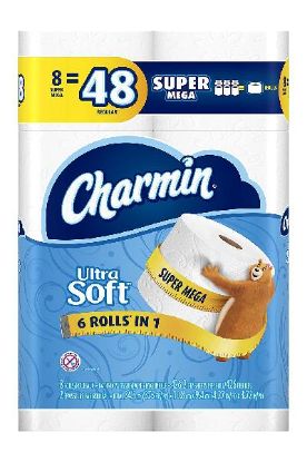Picture of Charmin Ultra Soft Bathroom Tissue 8 Ct