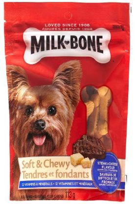 Picture of Milk Bone Soft & Chewy Steak & Cheese Flavour 113 Grams