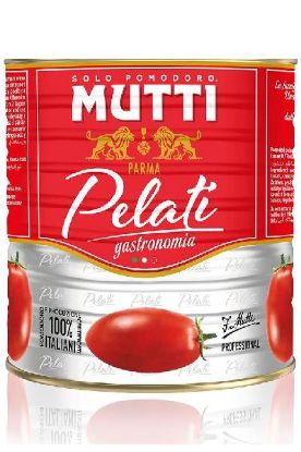 Picture of Mutti Organic Whole Peeled Tomatoes 398 Ml