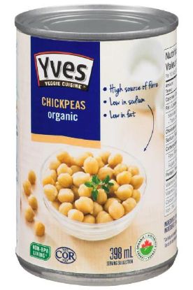 Picture of Yves Organic Chickpeas 398 Ml