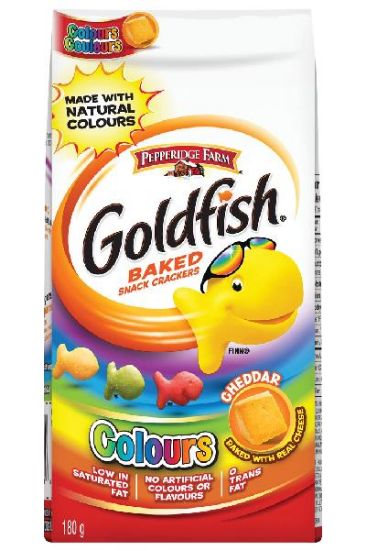 Picture of Pepperidge Farm Goldfish Cheddar Colours 180 Grams