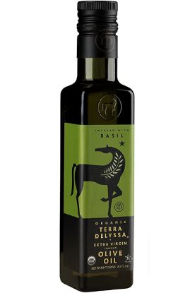 Picture of Terra Delyssa Organic Extra Virgin Basil Olive Oil 250 Ml