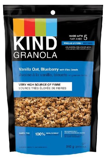 Picture of Kind Vanilla Oat Blueberry With Flax Seeds Granola 321 Grams