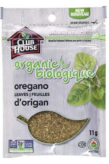 Picture of Club House Organic Oregano Leaves 11 Grams