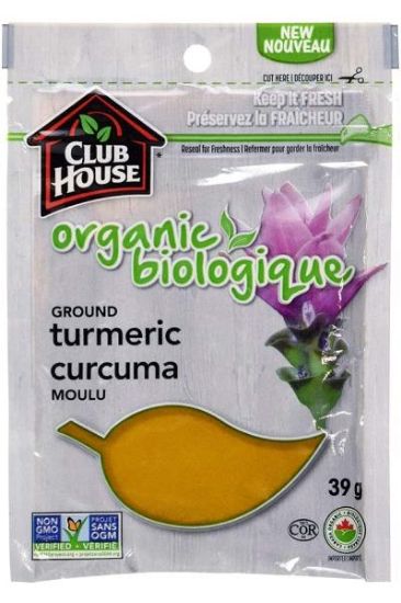 Picture of Club House Organic Ground Turmeric 39 Grams