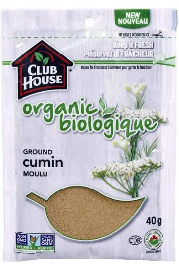 Picture of Club House Organic Ground Cumin 40 Grams