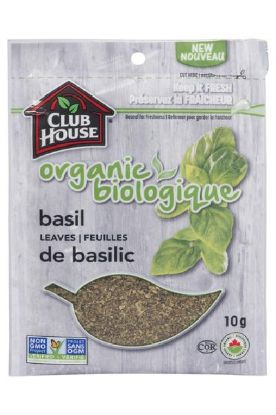 Picture of Club House Organic Basil Leaves 10 Grams