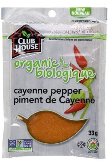 Picture of Club House Organic Cayenne Powder 33 Grams