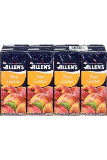 Picture of Allen/'s Peach Cocktail Tetra Pack Juice 200 Ml